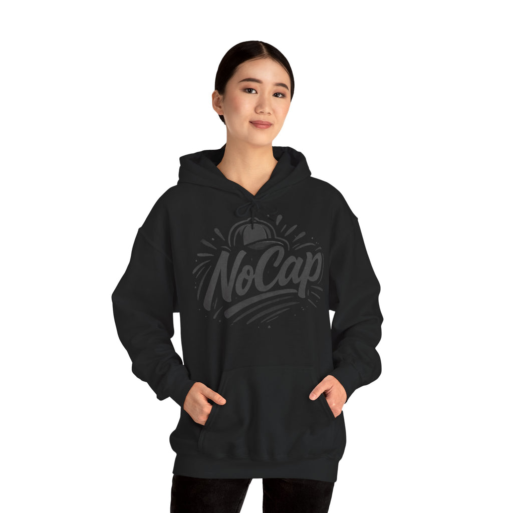 [ERWACHSEN] NoCap Black Hoodie
