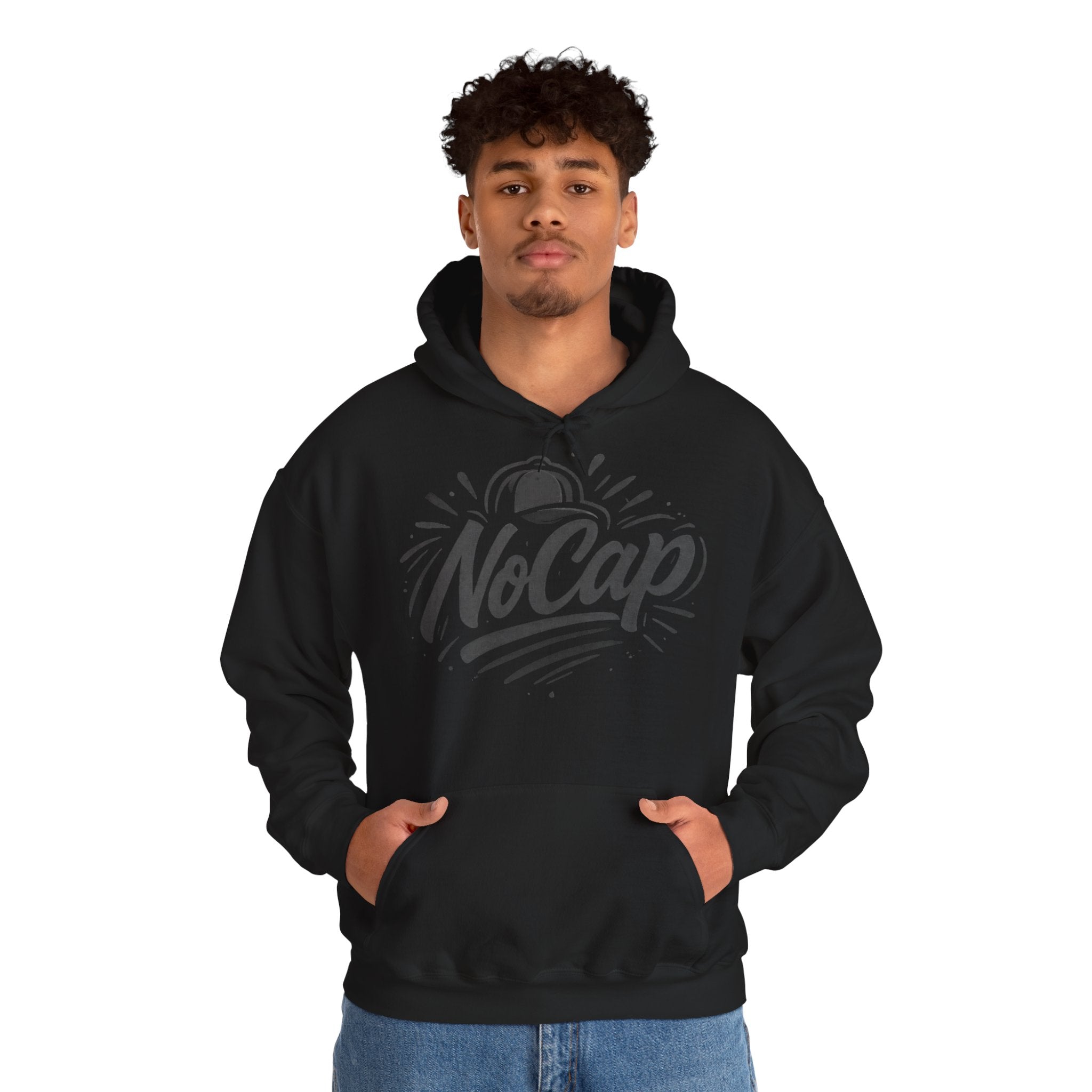 [ERWACHSEN] NoCap Black Hoodie